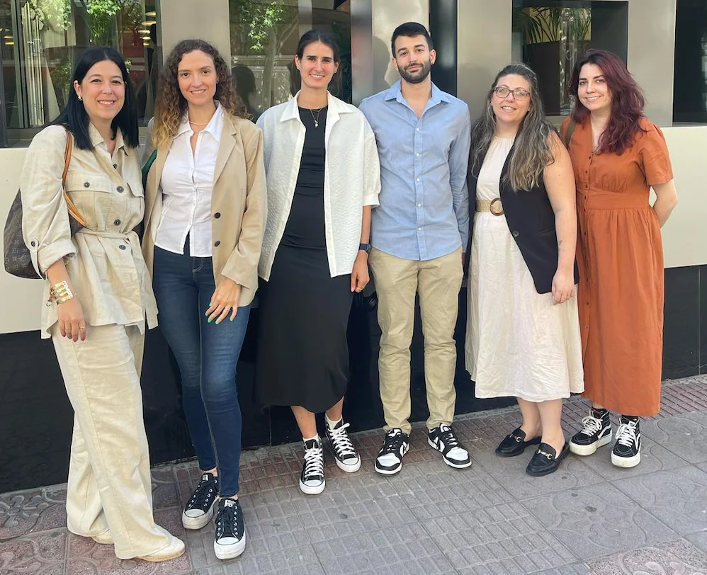 Los profesionales de Meisys el día del examen de la 3ª convocatoria del examen de certíficación del Código de Buenas Prácticas de la Industria Farmacéutica.